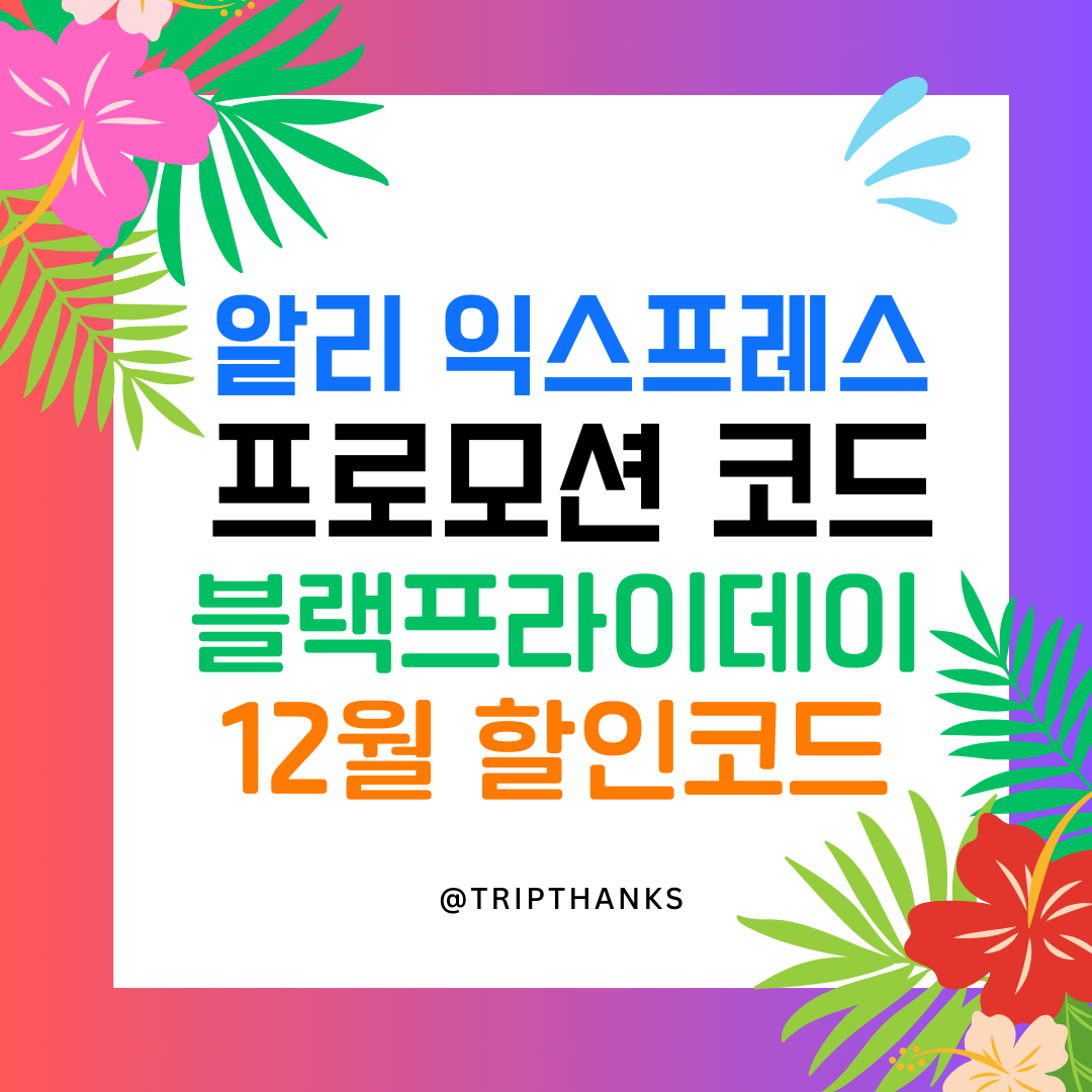 12월 알리 초이스데이 — 코드 총정리